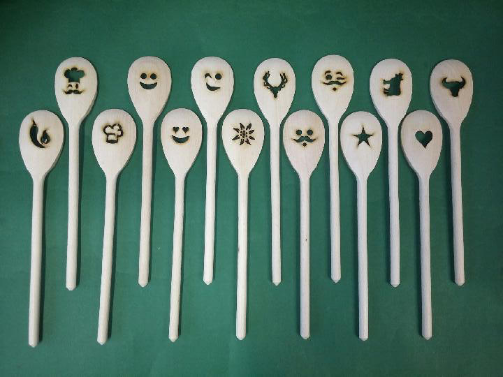 PIKUSA-leikatut soikeat lusikat